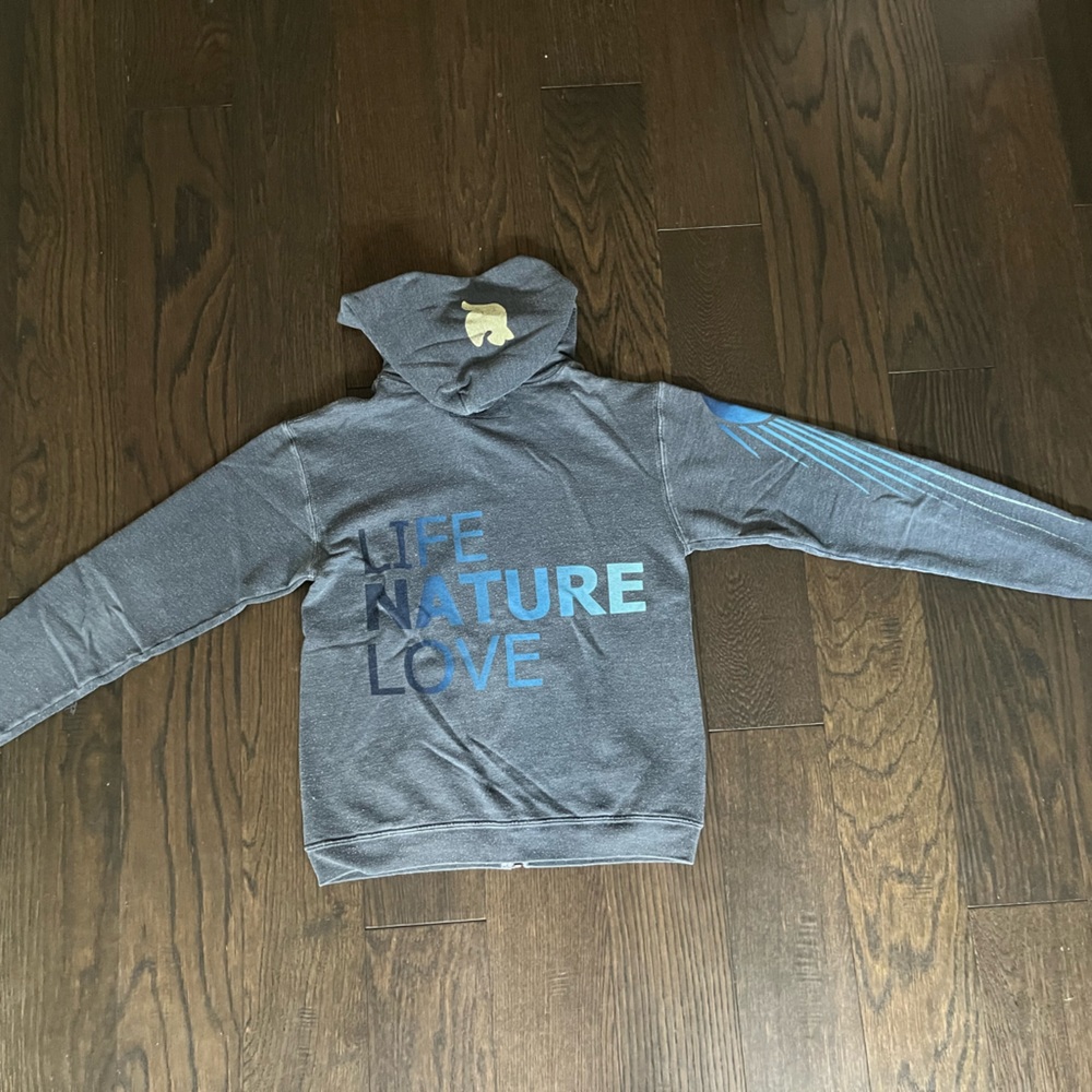 Free City hooded zip up, size 1